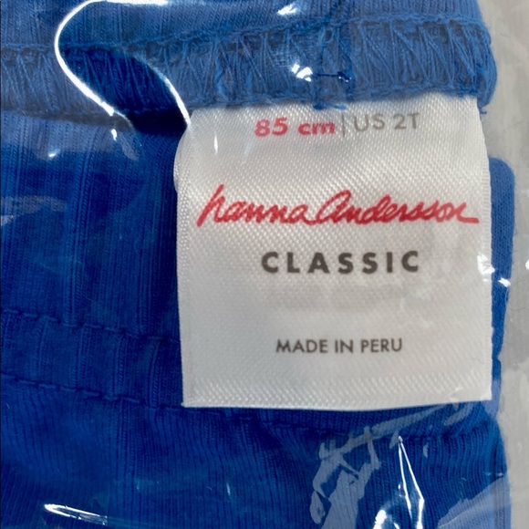 New Hanna Andersson Baltic Blue Capris Leggings 
size:85cm/2T - Picture 2 of 11